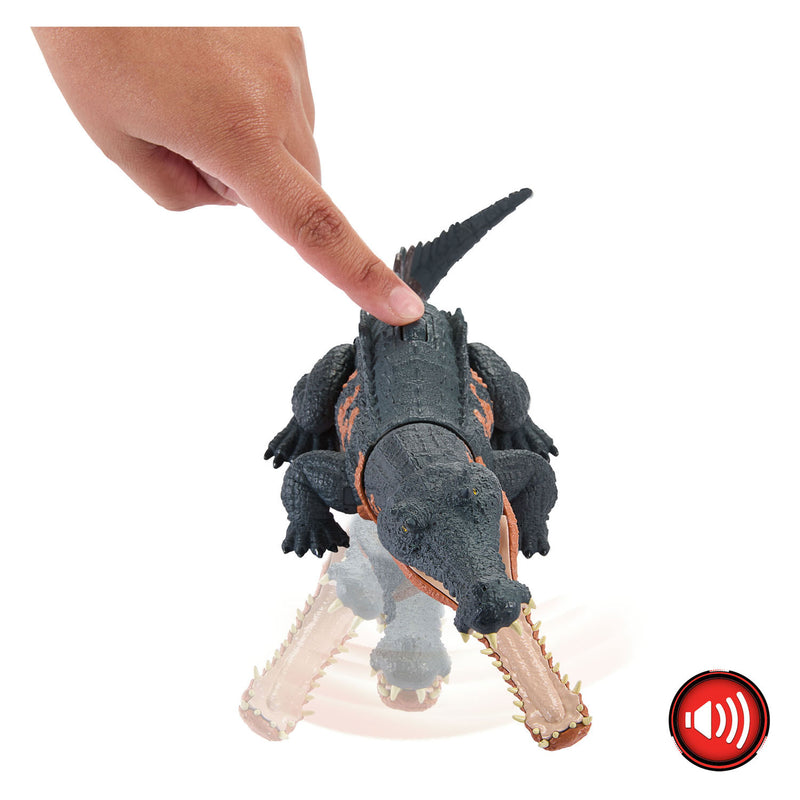 Afbeelding laden in galerijviewer, Mattel Jurassic World Brullende Gyropsuchus Dinosaurus Speelfiguur
