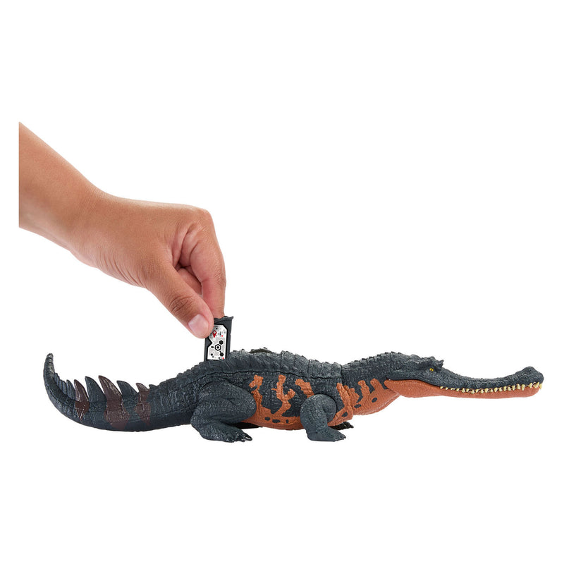 Afbeelding laden in galerijviewer, Mattel Jurassic World Brullende Gyropsuchus Dinosaurus Speelfiguur
