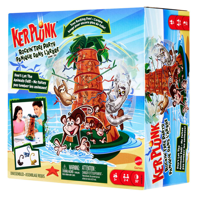 Afbeelding laden in galerijviewer, Mattel vallende aapjes schommelend boomfeest kinderspel
