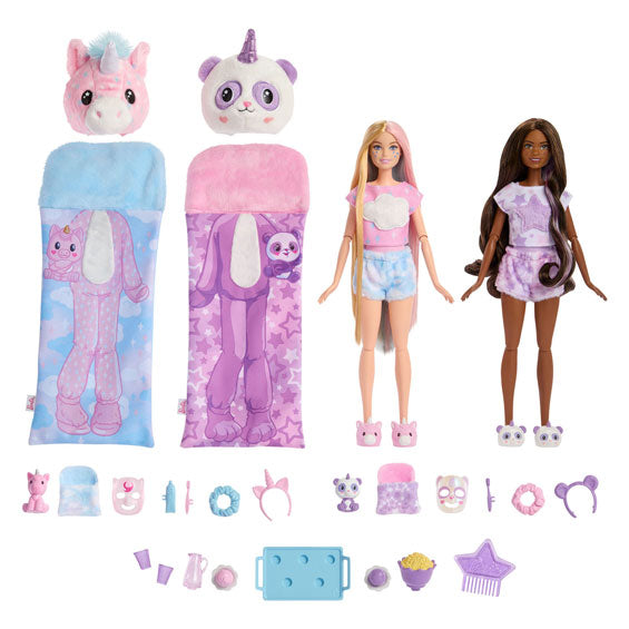 Afbeelding laden in galerijviewer, Mattel Cutie Reveal Modepop Slaapfeest
