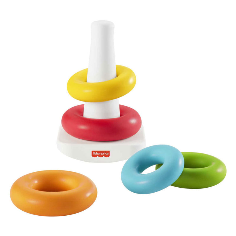 Afbeelding laden in galerijviewer, Fisher-price kleurenringpiramide - stapelspeelgoed
