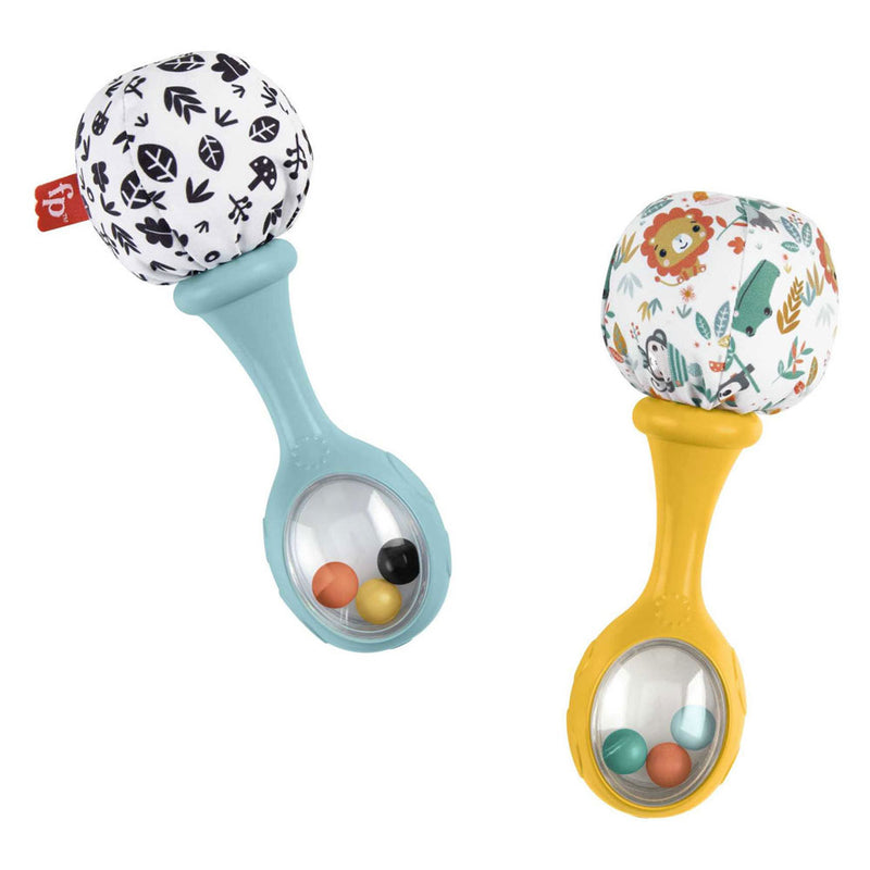 Afbeelding laden in galerijviewer, Mattel fisher price schud en rammel sambaballen
