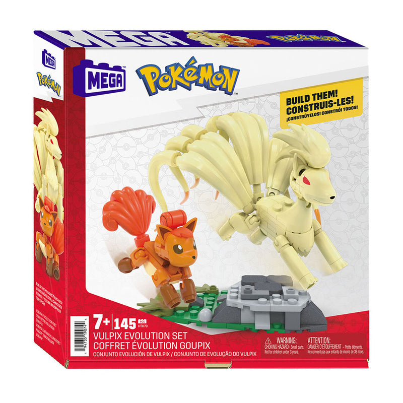 Afbeelding laden in galerijviewer, Mattel mega construx pokémon bouwset - vulpix evolution - 145dlg.
