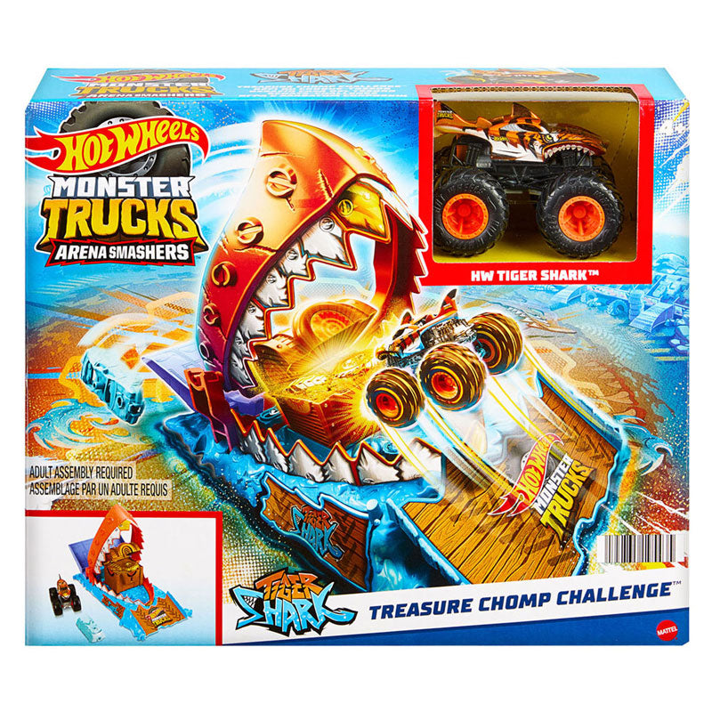 Afbeelding laden in galerijviewer, Hot Wheels Arena Smashers Schathappers Uitdaging Speelset
