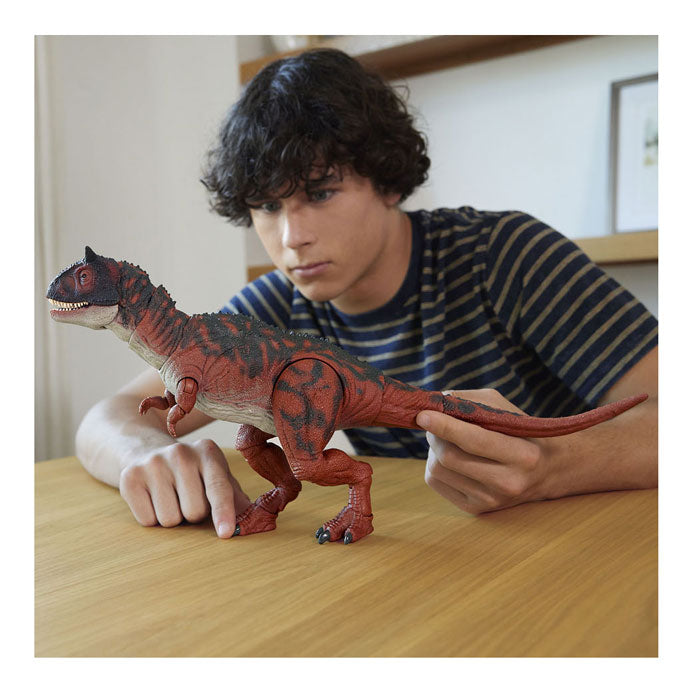 Afbeelding laden in galerijviewer, Mattel Jurassic World Hammond Collectie Carnotaurus Dinosaurus Speelfiguur

