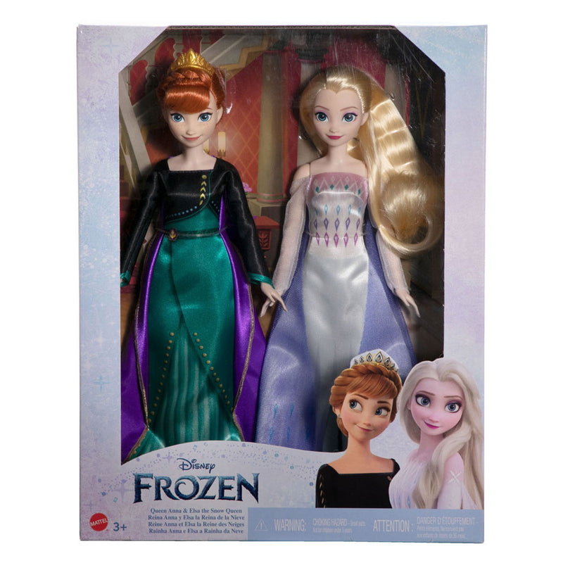 Afbeelding laden in galerijviewer, Mattel Frozen Anna en Elsa Modepoppen
