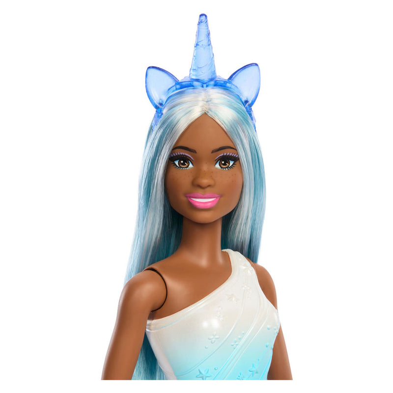 Afbeelding laden in galerijviewer, Barbie a touch of magic - blauwe hoorn - pop

