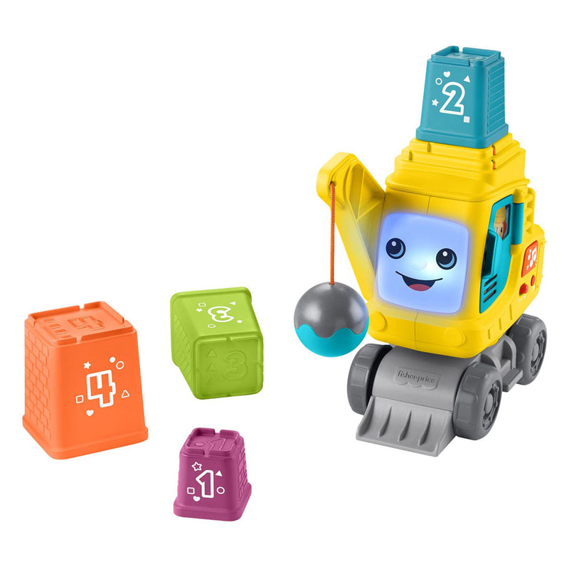 Afbeelding laden in galerijviewer, Mattel fisher-price tel- en stapelkraan
