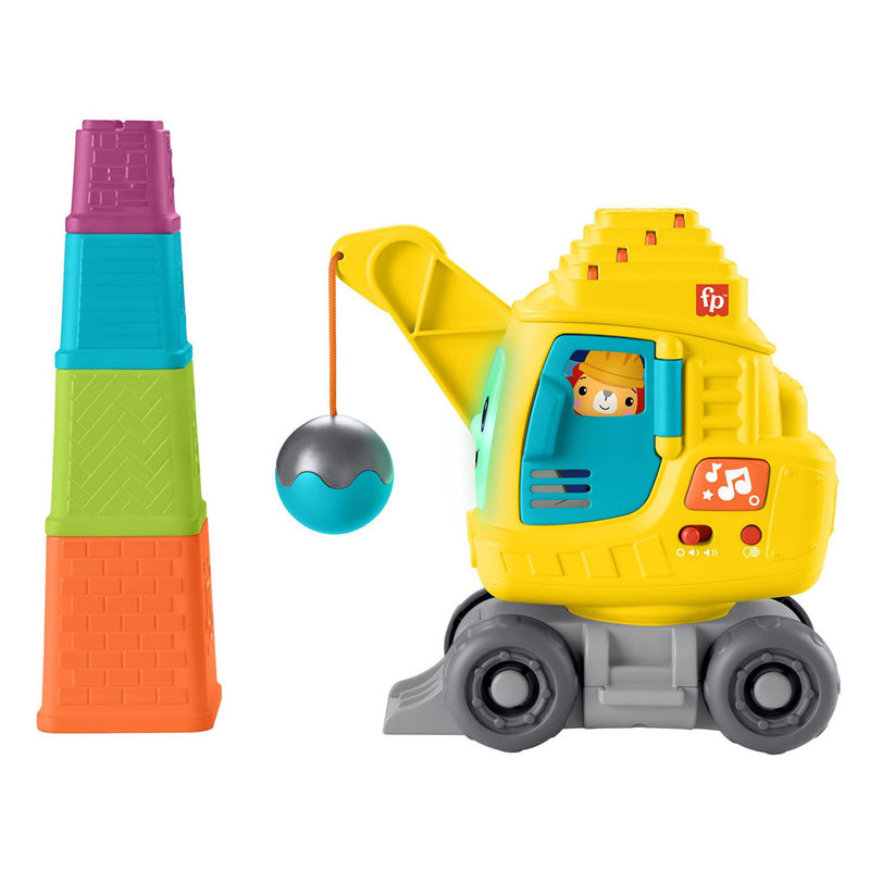 Afbeelding laden in galerijviewer, Mattel fisher-price tel- en stapelkraan
