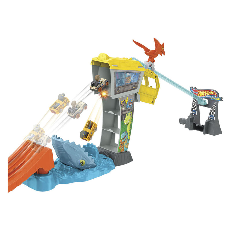 Afbeelding laden in galerijviewer, Hot wheels racer verse blue's raptor rush speelset
