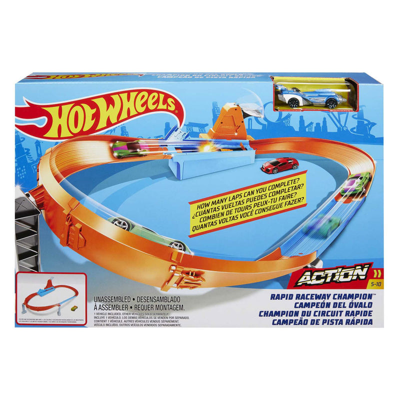 Afbeelding laden in galerijviewer, Hot wheels rapid raceway speelset
