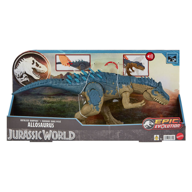 Afbeelding laden in galerijviewer, Mattel jurassic world allosaurus dinosaurus speelfiguur

