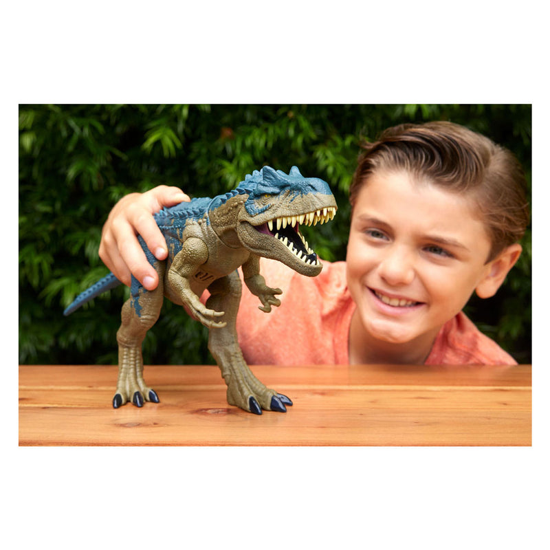 Afbeelding laden in galerijviewer, Mattel jurassic world allosaurus dinosaurus speelfiguur
