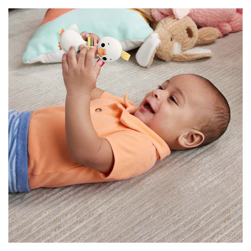 Afbeelding laden in galerijviewer, Fisher price bijt rammelaar eend
