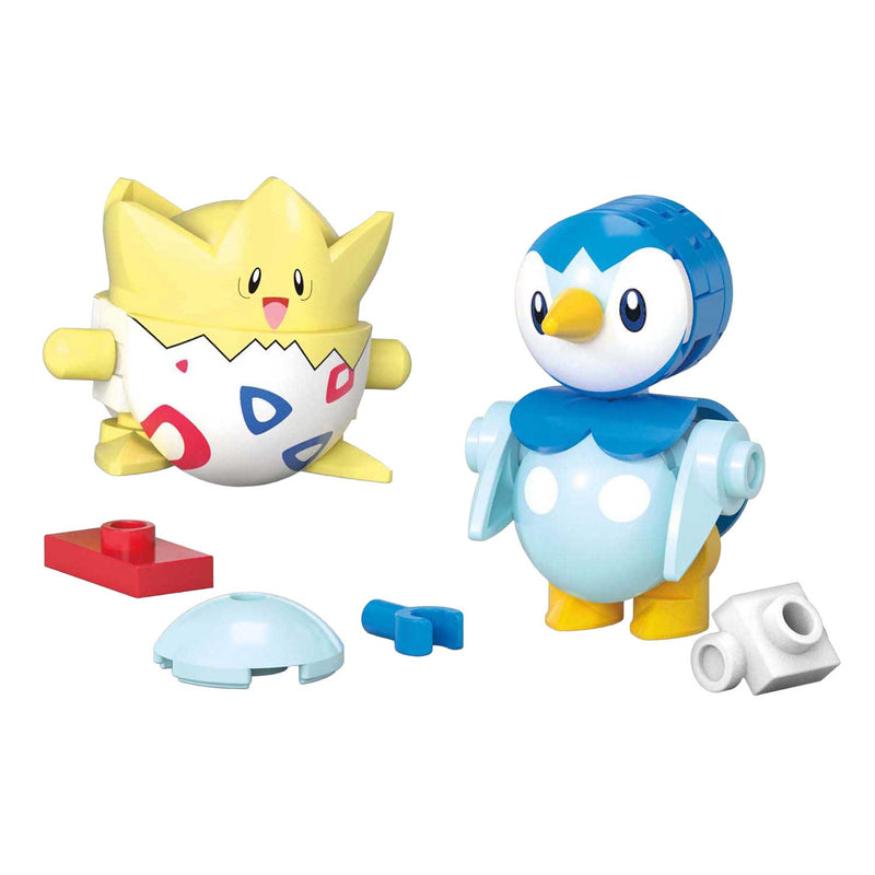 Afbeelding laden in galerijviewer, Mattel mega construx pokémon bouwset - piplup en togepi
