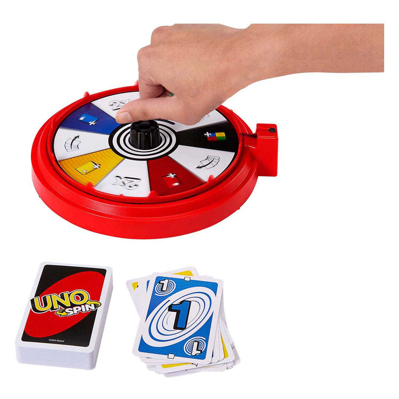 Afbeelding laden in galerijviewer, Mattel games uno spin kaartspel
