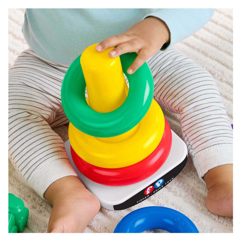 Afbeelding laden in galerijviewer, Mattel fisher price stapeltoren en klikkralen
