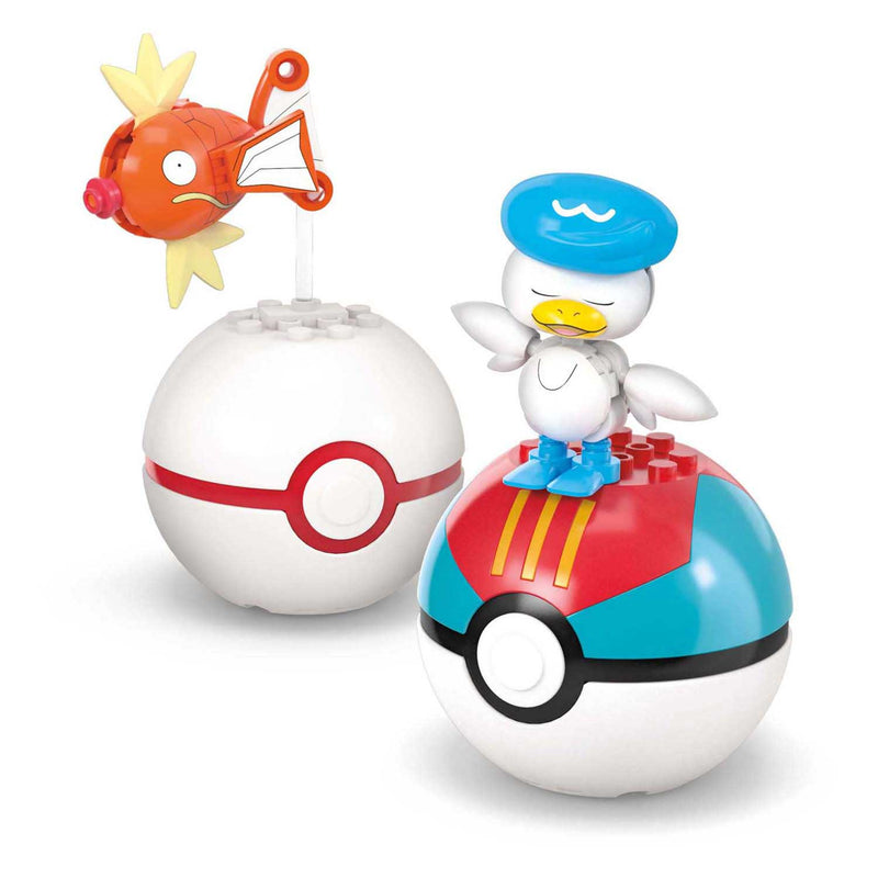 Afbeelding laden in galerijviewer, Mattel mega construx pokémon bouwset - magikarp, shellder en quaxly
