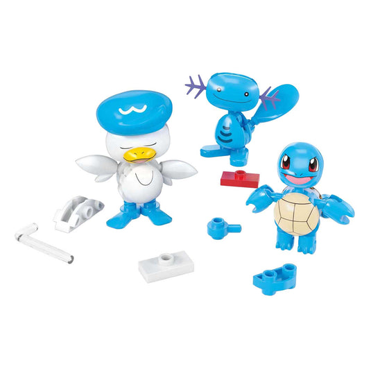 Mattel mega construx pokémon bouwset - magikarp, shellder en quaxly