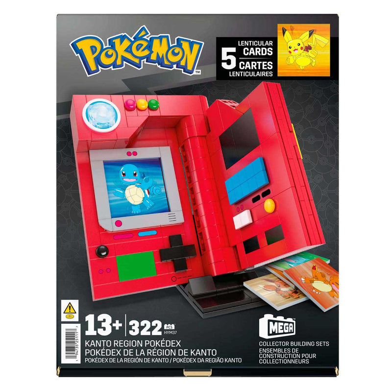 Afbeelding laden in galerijviewer, Mega bloks mega construx pokémon bouwset - pokédex kanto regio

