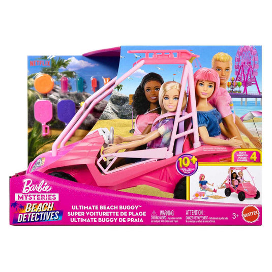 Barbie mysteries beach detectives ultieme strandbuggy, pop, voertuig en accessoires