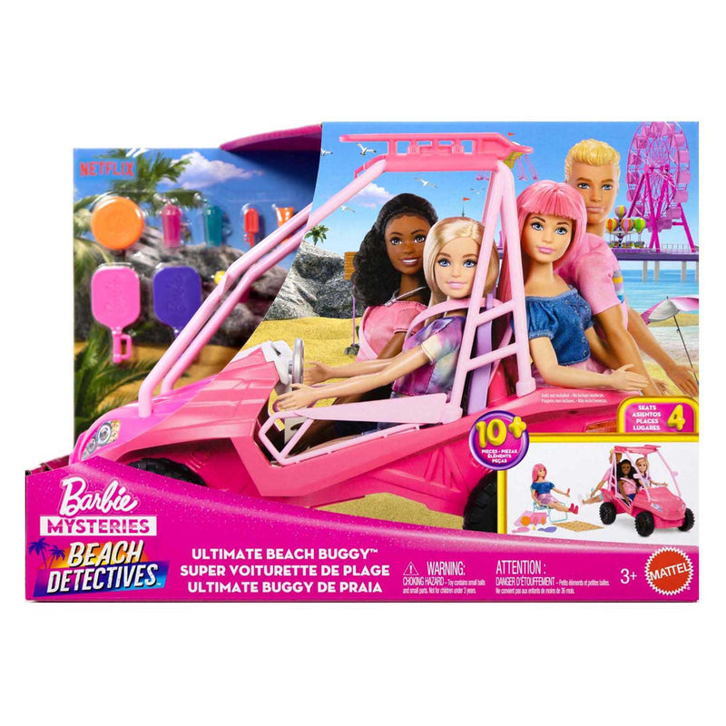 Afbeelding laden in galerijviewer, Barbie mysteries beach detectives ultieme strandbuggy, pop, voertuig en accessoires
