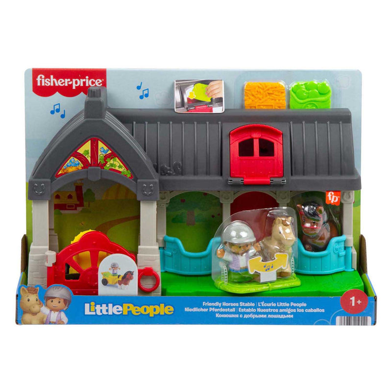 Afbeelding laden in galerijviewer, Fisher-price little people vriendelijke paardenstal - speelfiguur
