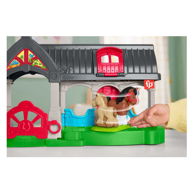 Afbeelding laden in galerijviewer, Fisher-price little people vriendelijke paardenstal - speelfiguur
