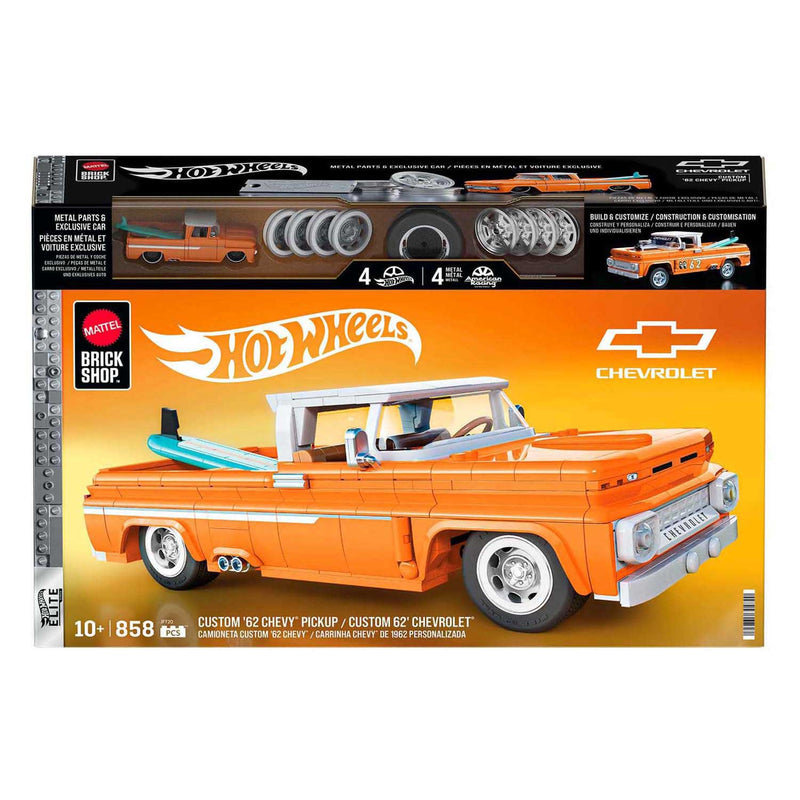Afbeelding laden in galerijviewer, Hot wheels brick shop elite series chevy 1:32 bouwset - 858dlg.
