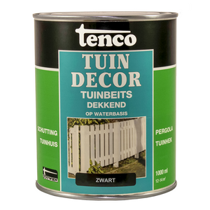 Touwen tenco tuindecor beits dekkend zwart - 1 liter