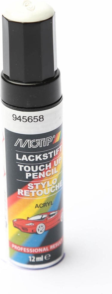 Motip 945658 - auto lakstift - wit - 12 ml