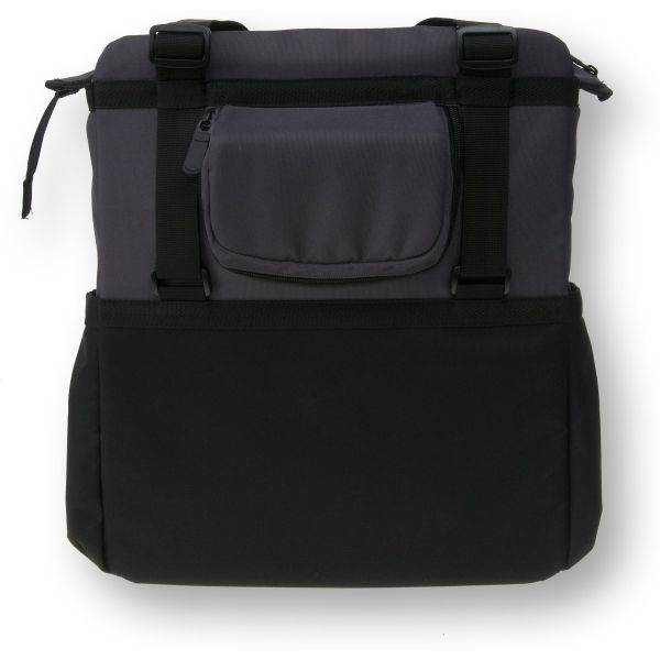 Afbeelding laden in galerijviewer, Basil Shopper XL - sportieve en trendy fietstas voor boodschappen en strand, zwart antraciet, 20L

