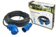 Ngk verleabel 20 meter neopreen 3x 1.5mm² - cee stekker en haakse koppeling - in doos