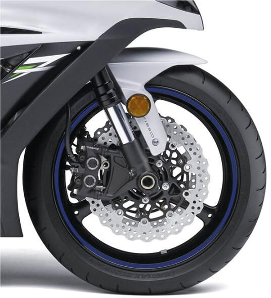 Print velg sticker rim sticker 7mmx6m. reflect. blue