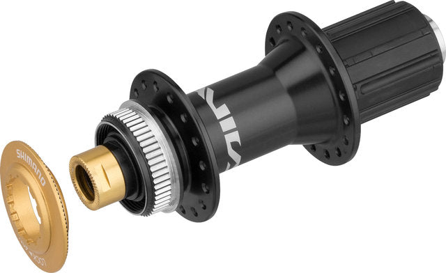 Afbeelding laden in galerijviewer, Shimano saint fh-m825 center lock disc quick 12 mm thru-axle rear hub
