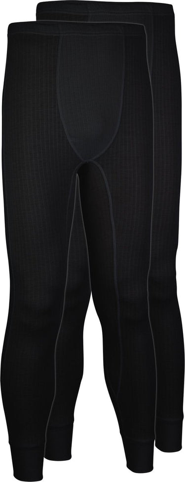 Avento thermobroek mannen - 2-pack - zwart - maat m