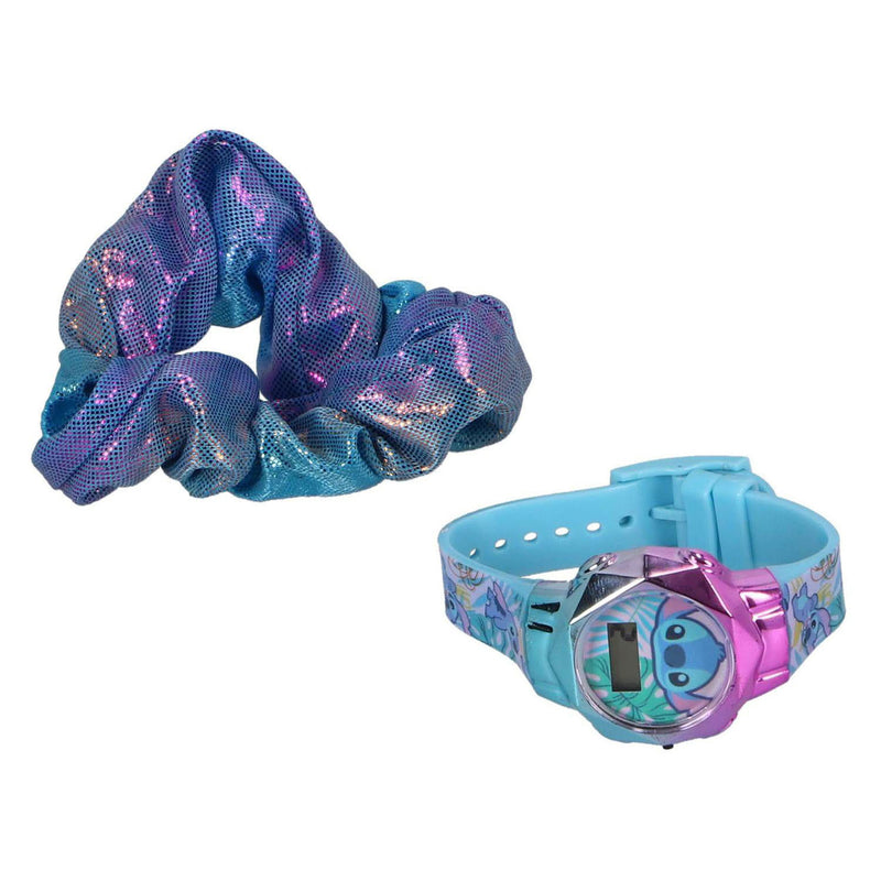 Afbeelding laden in galerijviewer, Accutime stitch-cadeauset met horloge en armband - 4dlg.
