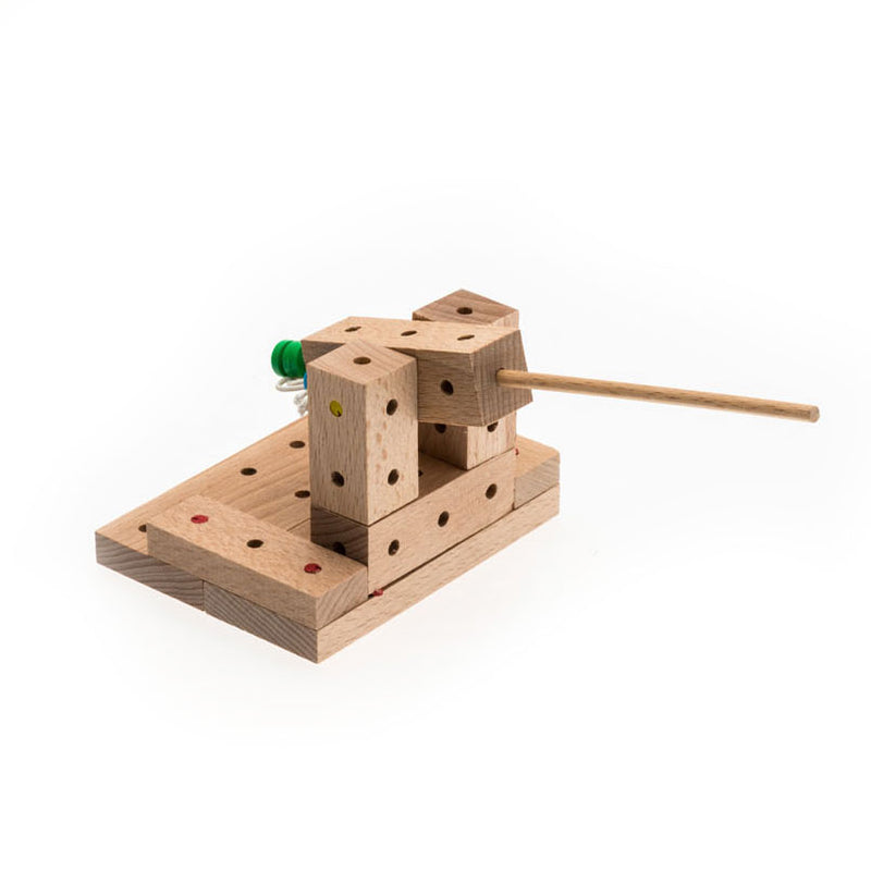 Afbeelding laden in galerijviewer, Matador explorer catapulte constructieset hout, 60dlg.
