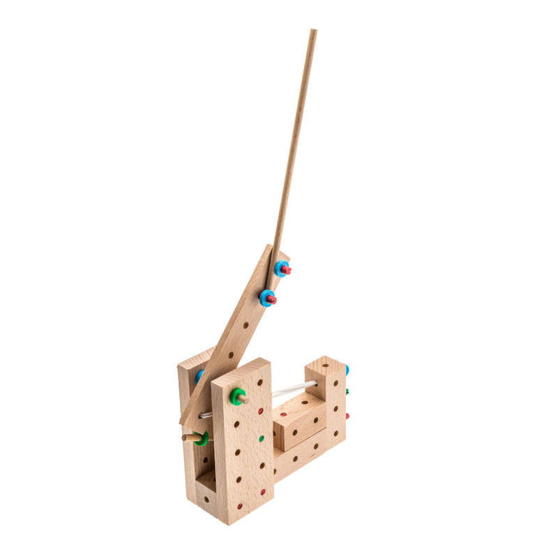Afbeelding laden in galerijviewer, Matador explorer catapulte constructieset hout, 60dlg.
