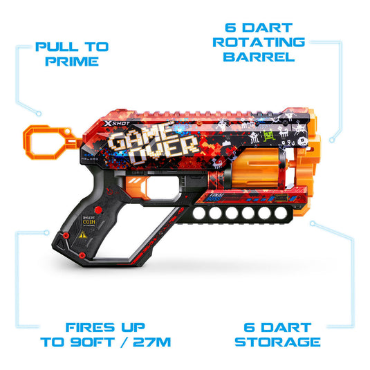 Xshot zuru x-shot skins griefer met 12 darts
