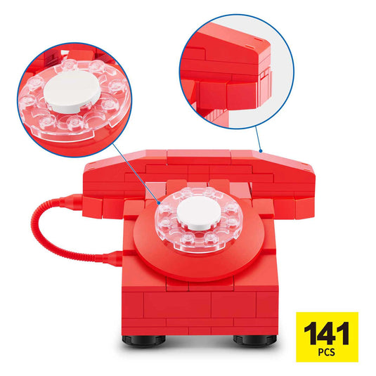 Zuru max premium retro telefoon bouwset in verrassingsbal - 141dlg.