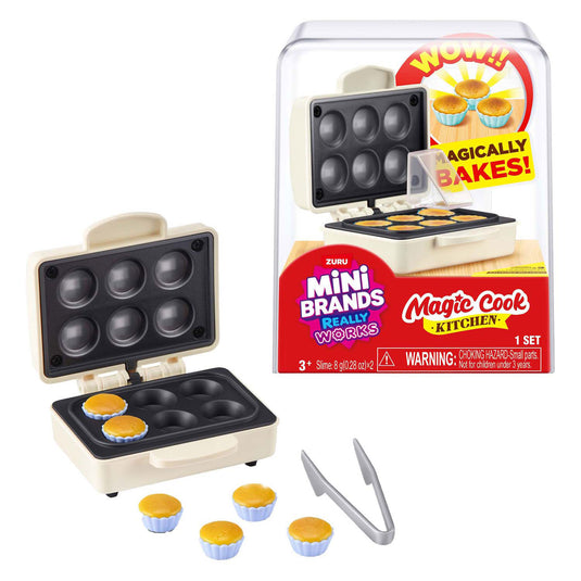 Zuru mini brands really works - magic cook kitchen capsule series 1 - muffin maker