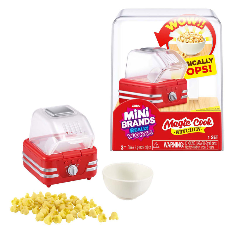 Afbeelding laden in galerijviewer, Zuru mini brands really works - magic cook kitchen capsule series 1 - popcorn machine
