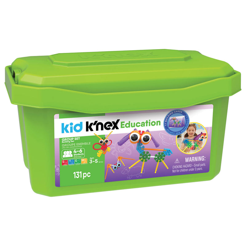 Afbeelding laden in galerijviewer, K'nex kid groep set in opbergbox, 131dlg.

