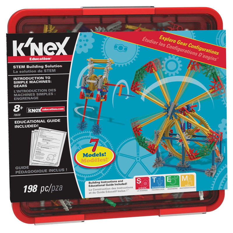 Afbeelding laden in galerijviewer, K'nex bouwset intro to simple machines gears, 198dlg.
