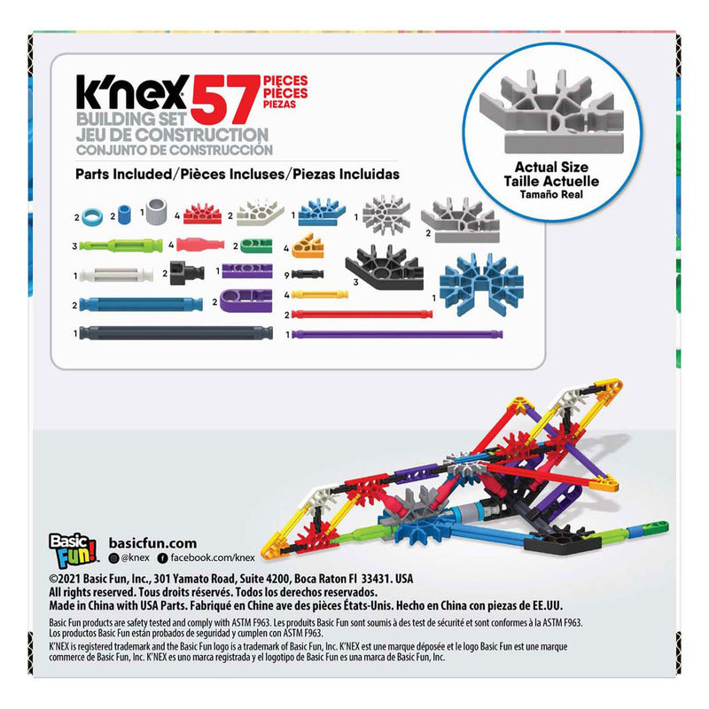 Afbeelding laden in galerijviewer, Bot-i knex imagine jumbo jet building set 57-delig constructieset

