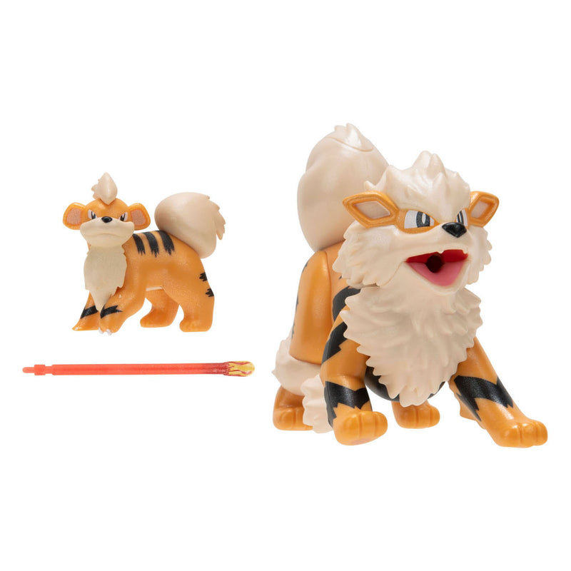 Afbeelding laden in galerijviewer, Boti Pokemon Evolution Multipack Speelfiguren Growlithe Arcanine
