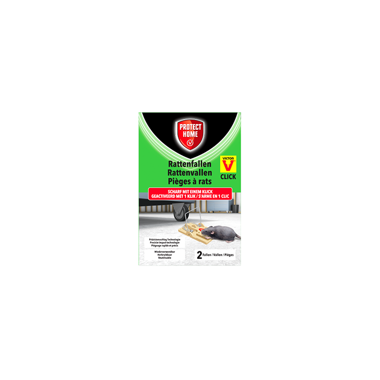 Afbeelding laden in galerijviewer, Protect home producten rattenval plastic 2 stuks
