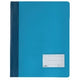 Snelhechter semi transparant durable 268006 a4 blauw