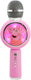 Otl technologies peppa pig - draadloze karaoke microfoon voor kinderen - oplichtend led display - speaker - stemvervorming- draadloze karaoke microfoon - met lichteffecten - speaker - stemvervorming